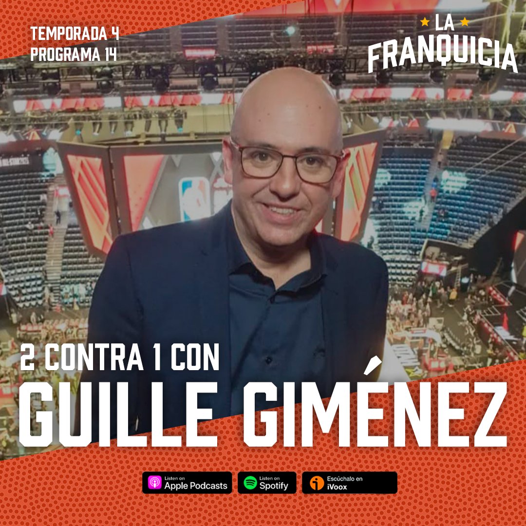 🚨¡Nuevo episdio!🚨
🎙️🏀Nuevo  2 contra 1, esta vez con <a href="/guillegimenez_/">GuilleGimenez</a>, narrador en Movistar+, charlando con él de sus dos grandes pasiones: el basket y la música. ¿Cuándo se enganchó a la #NBA?  ¿Qué 5 elegiría para enfrentarse a un equipo de extraterrestres? ...