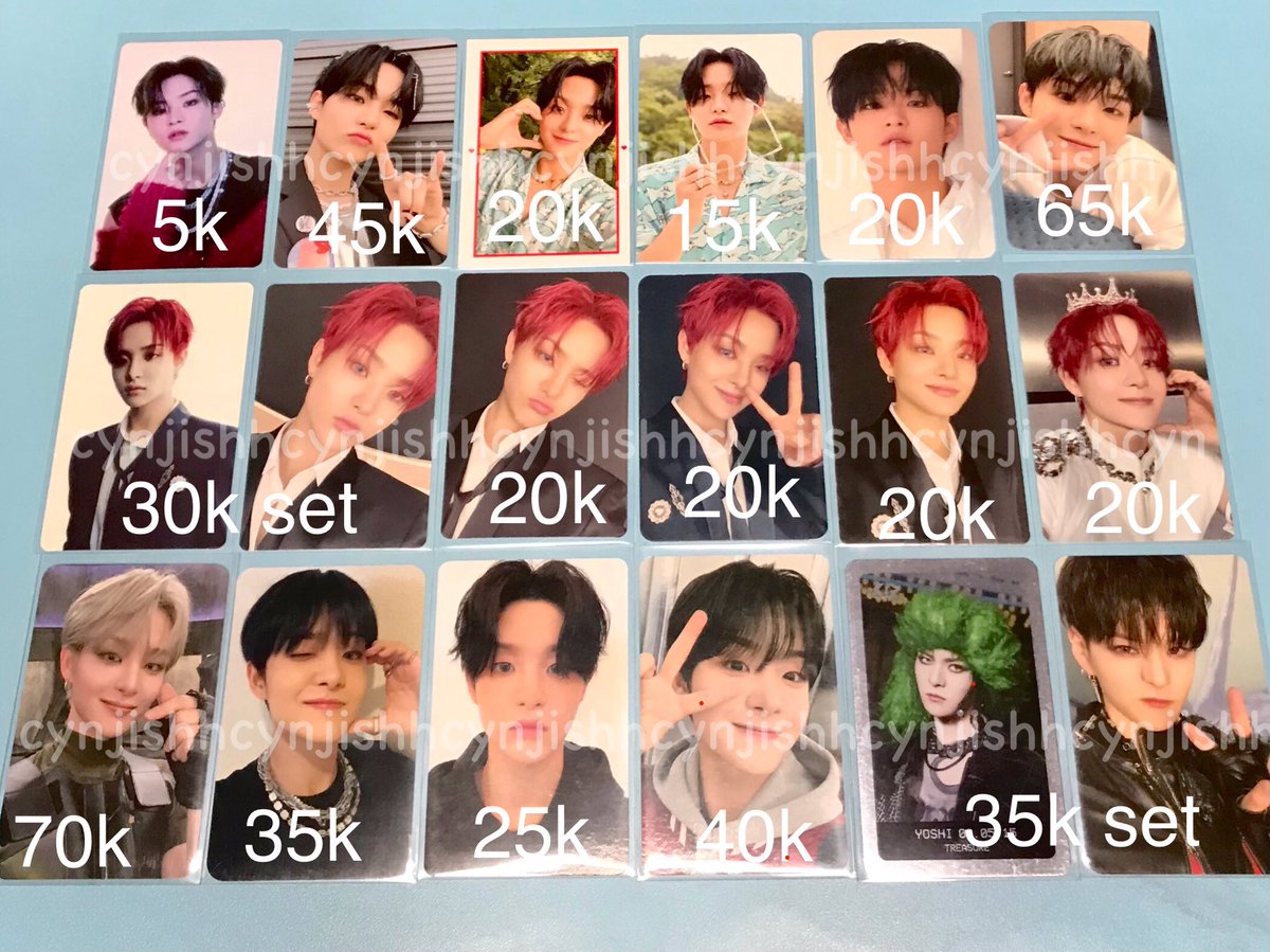 cynjishh's tweet photo. Help RT🥹🙏🏻

Wts // want to sell

Photocard Treasure Park Jihoon, Kim Junkyu, Yoshi. Price inc all (pack + adm 🍊) boleh nego.

📍Padang, Sumbar. https://t.co/WVtpoFWYpD