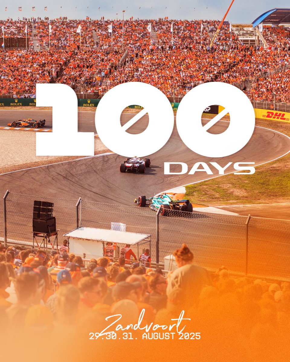 The clock is ticking for our penultimate chapter⏳

Time to lock in your seat.
🎟️ dutchgp.com/tickets

#DutchGP #F1 #Formula1 #TwoMoreRounds