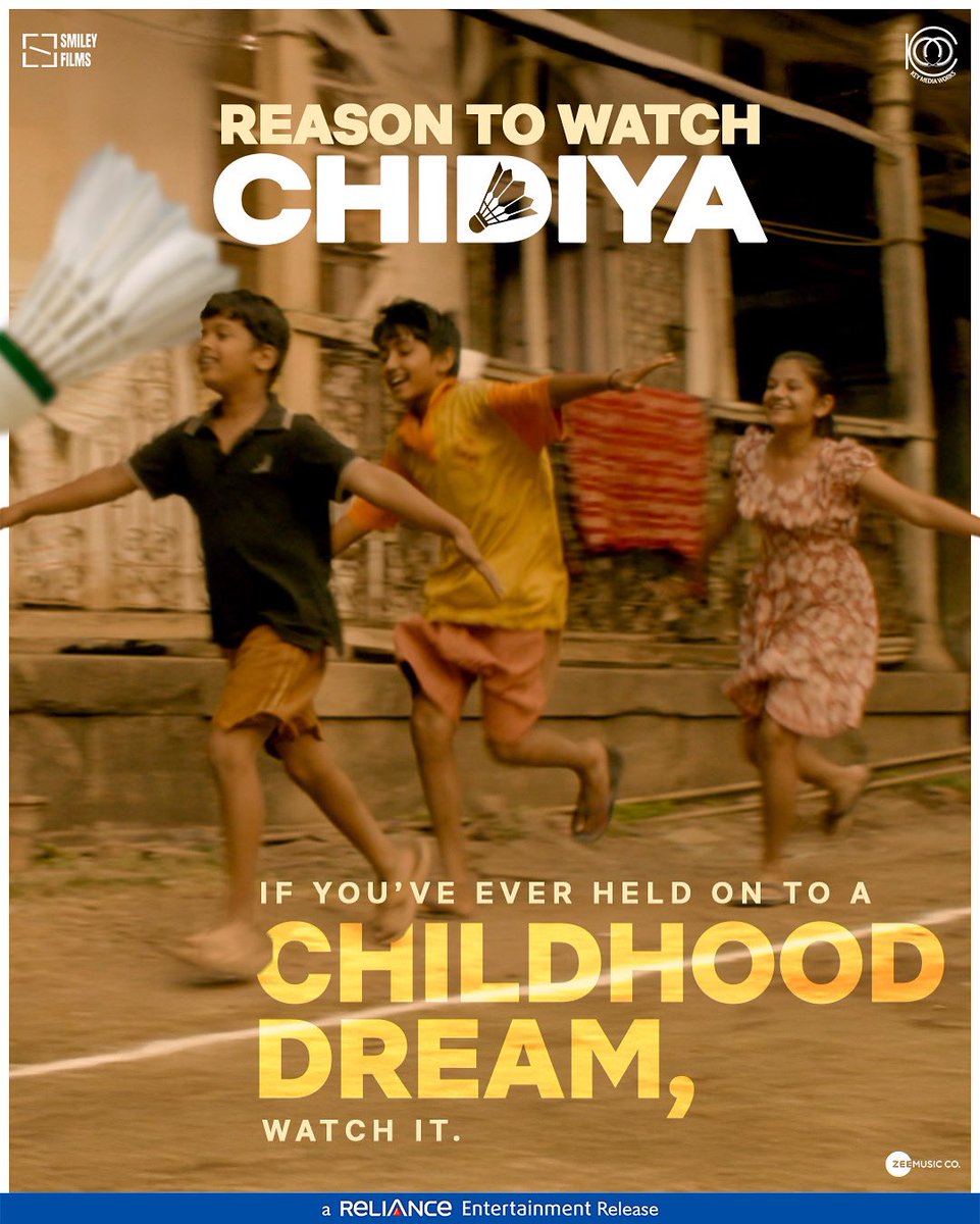 smiley films (@smileyfilms_in) on Twitter photo Watch Chidiya in selected cinemas on 30th May — a heartfelt story that brings your childhood dreams back to life.
#ChidiyaTrailerOutNow
@amrutaSubhash <a href="/mehranamrohi/">Mehran Amrohi</a> <a href="/Inaamulhaq/">Inaam ul Haq</a> @Relianceentertainemnt @Zeemusic <a href="/faqhrulhusaini/">Faqhrul Husaini</a> Watch Chidiya in selected cinemas on 30th May — a heartfelt story that brings your childhood dreams back to life.
#ChidiyaTrailerOutNow
@amrutaSubhash <a href="/mehranamrohi/">Mehran Amrohi</a> <a href="/Inaamulhaq/">Inaam ul Haq</a> @Relianceentertainemnt @Zeemusic <a href="/faqhrulhusaini/">Faqhrul Husaini</a>