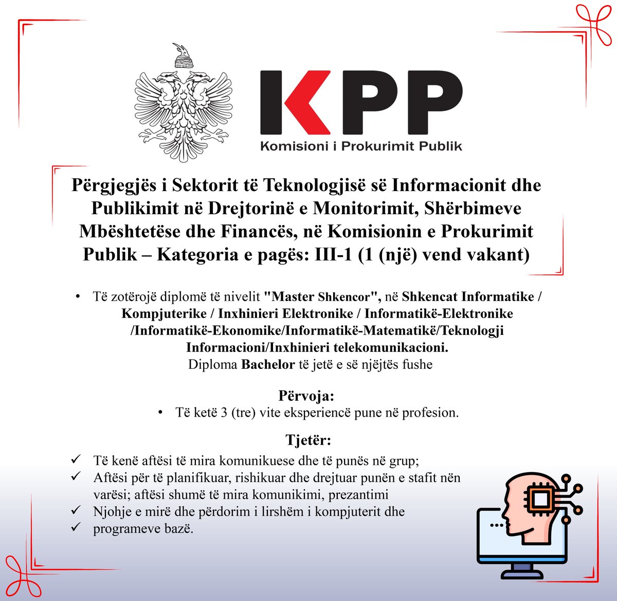 Komisioni Prokurimit Publik tweet media