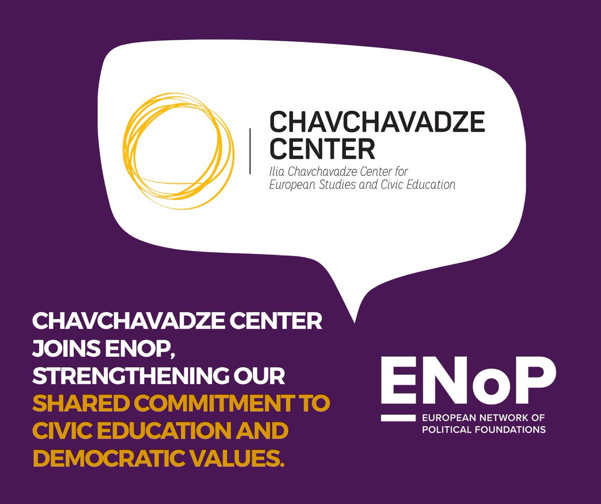 EU_ENoP's tweet image. We're honoured to welcome 🇬🇪 @ChavchavadzeC as a new member of the ENoP Network. In a time of real civic and political challenges, their commitment to democratic values and civic education is more relevant than ever.🔗 chavchavadzecenter.ge/en #ChavchavadzeCenter #DemocracyMatters