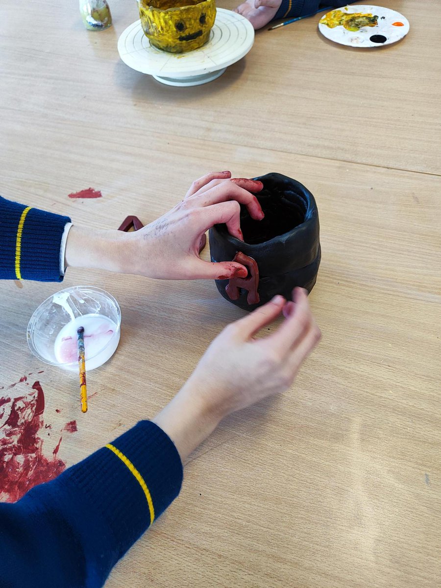 3rd Year - Ceramics Project- A big well done to the 3rd year art who have been very busy developing their skills. They have completed their hand building ceramic project and the work is now on display in the reception area of the school.