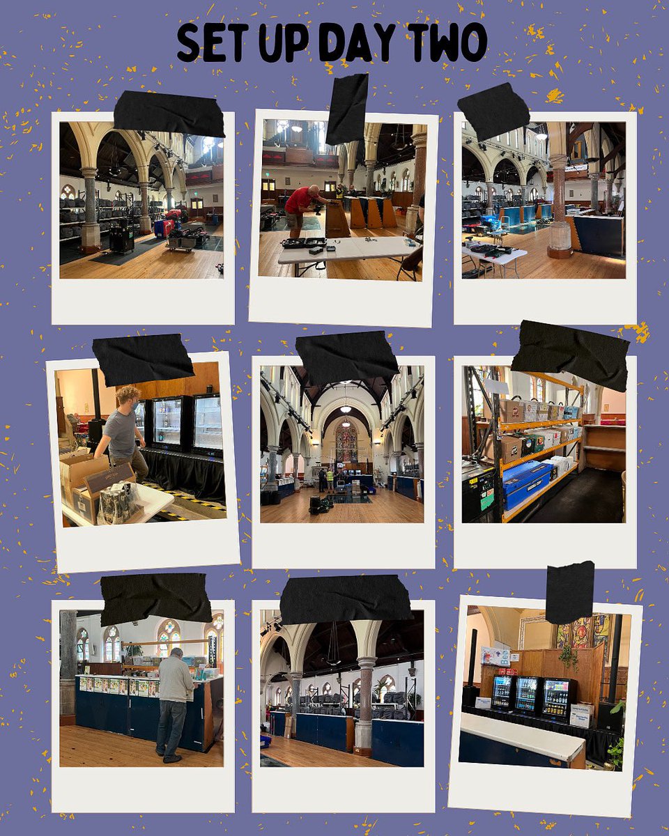 Day two of setting up for the beer festival - we're getting the cider bar and world beer bar looking perfect for you! Happy to say we have all our real ale casks up and cooling ready for opening day