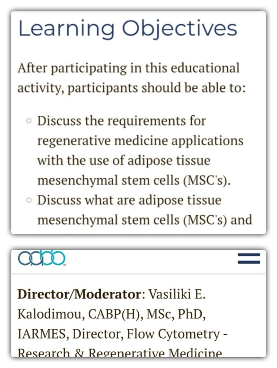 DKalodimou's tweet photo. Thank you @AABB! 📍Time to #register for the @AABB #eCast: Adipose MSC and Their Use in Regenerative Medicine/Biotherapies and Which Regulations Need To Be Followed. (25EL-541), Wednesday, June 4, 2025, 2:00 – 3:30 PM Eastern Time. https://t.co/OysfKuoR7m