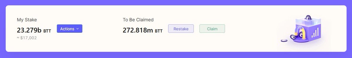 u498847364's tweet image. Omg easy farming fr I feel bad for people who didn&apos;t started this

over 272,000,000,000 Million BTTC farmed and me just doing nothing but chilling 

Grab now some BTTC and take your chance before it is over with regrets
#BTTC #BitTorrentChain #CryptoFarming #YieldFarming