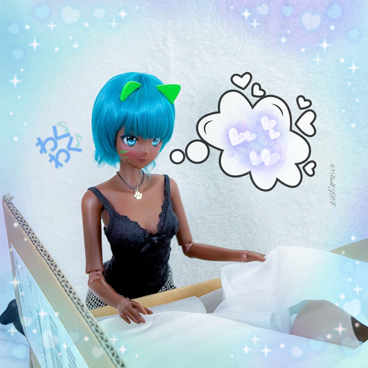 AndroidPDF's tweet photo. 芹ちゃん: また新しい小包にゃ💕ヾ(Φ∀Φ)/ … (=ΦωΦ=)… ฅ(ↀ∀ↀฅ)✧
Seri-chan: Another new package nya~💕ヾ(Φ∀Φ)/ … (=ΦωΦ=)… ฅ(ↀ∀ↀฅ)✧
#smartdoll芹 #smartdollprowess #smartdollplus #dolljpf https://t.co/Qi25AI2ubK