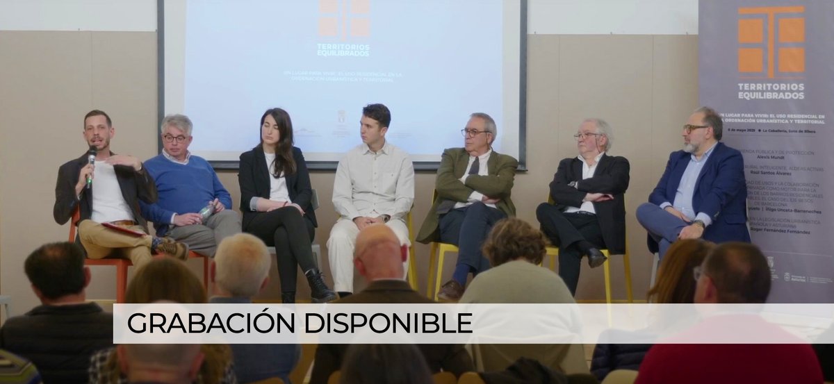 TERRITORIOS EQUILIBRADOS 2025

Ya está disponible la grabación de la jornada de Urbanismo «un lugar para vivir: el uso residencial en la ordenación urbanística y territorial», celebrada el 8 de mayo en Soto de Ribera.
Puede visualizarla en nuestro canal de YouTube COAASTURIAS