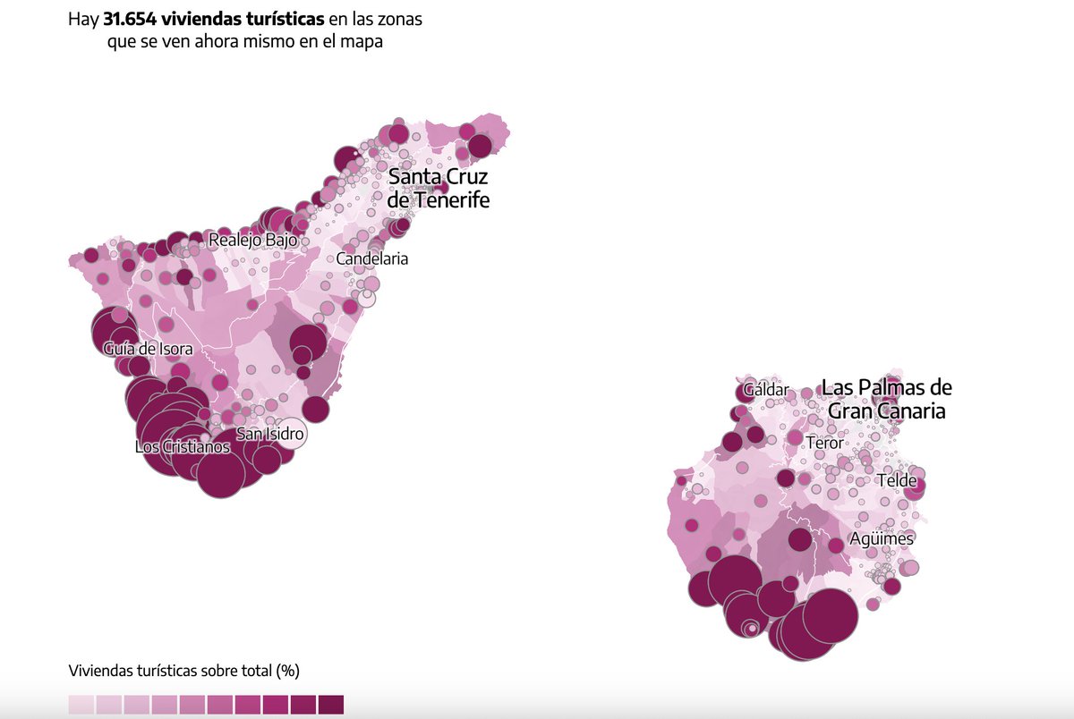 Cahora's tweet photo. ❗❗#MAPA  El mapa de las 400.000 viviendas turísticas que colonizan las ciudades españolas, calle a calle #turismo
https://t.co/7fIijSOFVt https://t.co/L3bJqNSaos