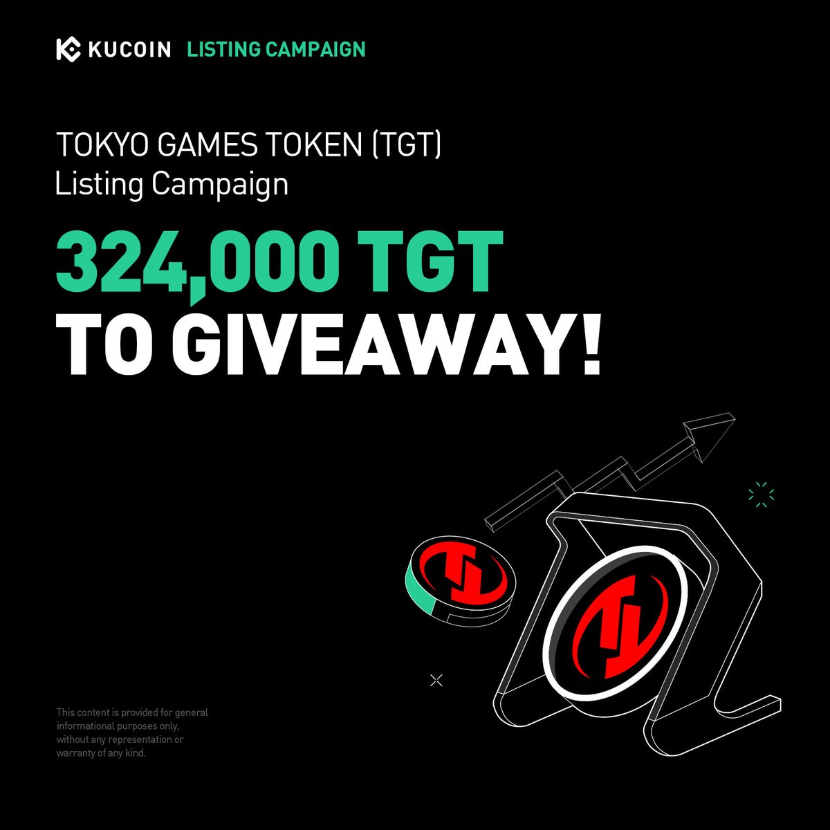 🚀 Begin Trading: <a href="/TOKYOGAMES_FDN/">TOKYO GAMES Foundation</a> $TGT on #KuCoin
 
The campaign kicks off at 10:00 on May 21, 2025 (UTC), featuring a 324,000 $TGT prize pool for eligible users. Join now and start earning!

Details: kucoin.com/platform/tradi…
 
#KuListing #Trading #TGT