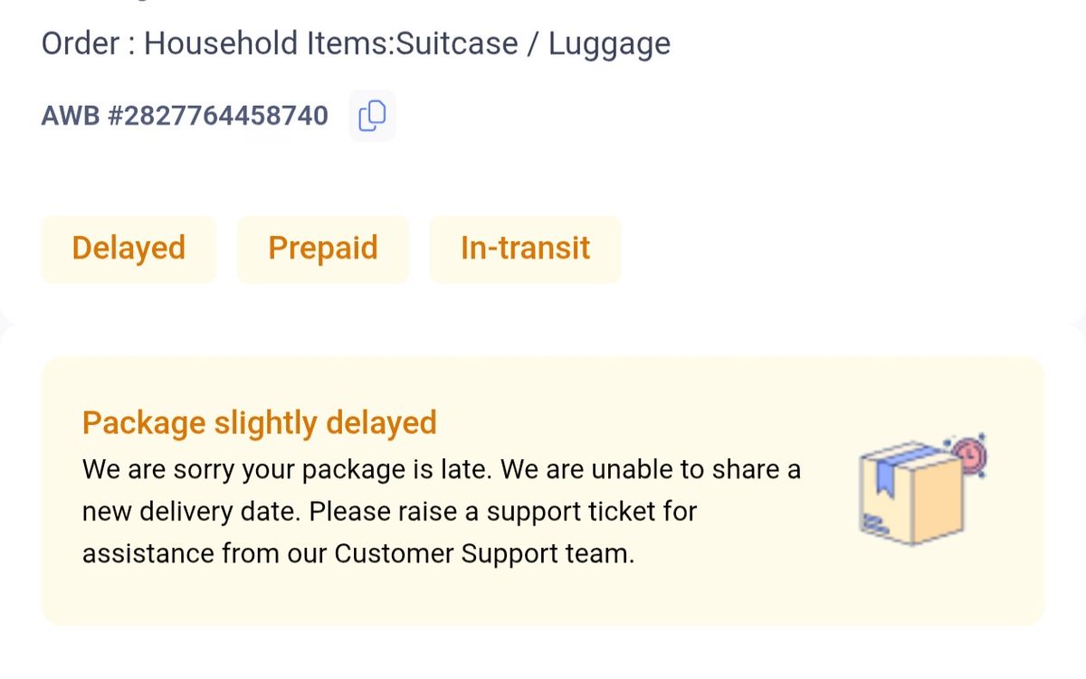 perplexed_abhas's tweet photo. @help_delhivery This is new low from Delhivery - saying they can't even provide a new date. And you were replying on X that the package is on time https://t.co/AceZacCmbG