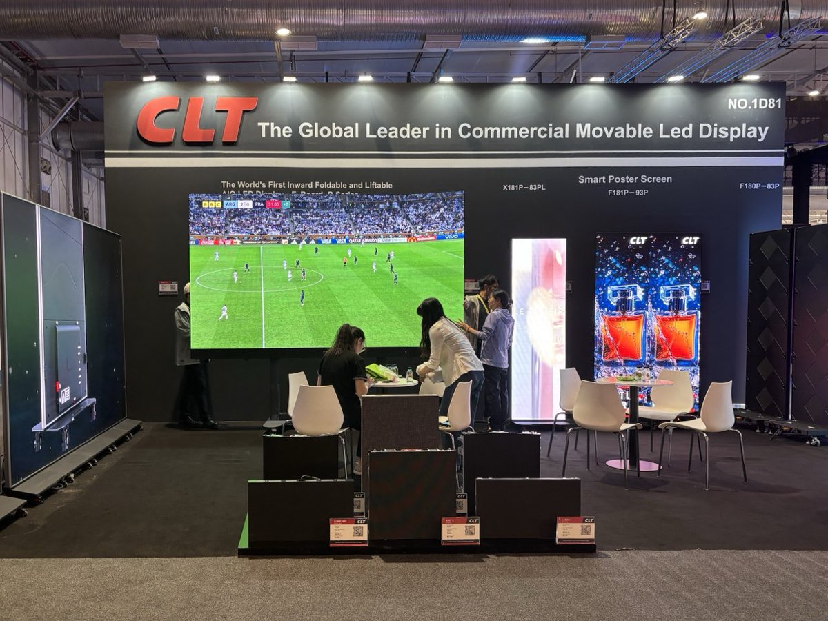LedClt's tweet image. SLS EXPO 2025 begins! 🚀 CLT team ready to action. Get ready for an unforgettable experience!

Highlighted solutions are in perfect showcase right now. Meet our team on site to discuss your potential project opportunities

See you at booth 1D81! Seize the chance!

#CLT #CLTLED