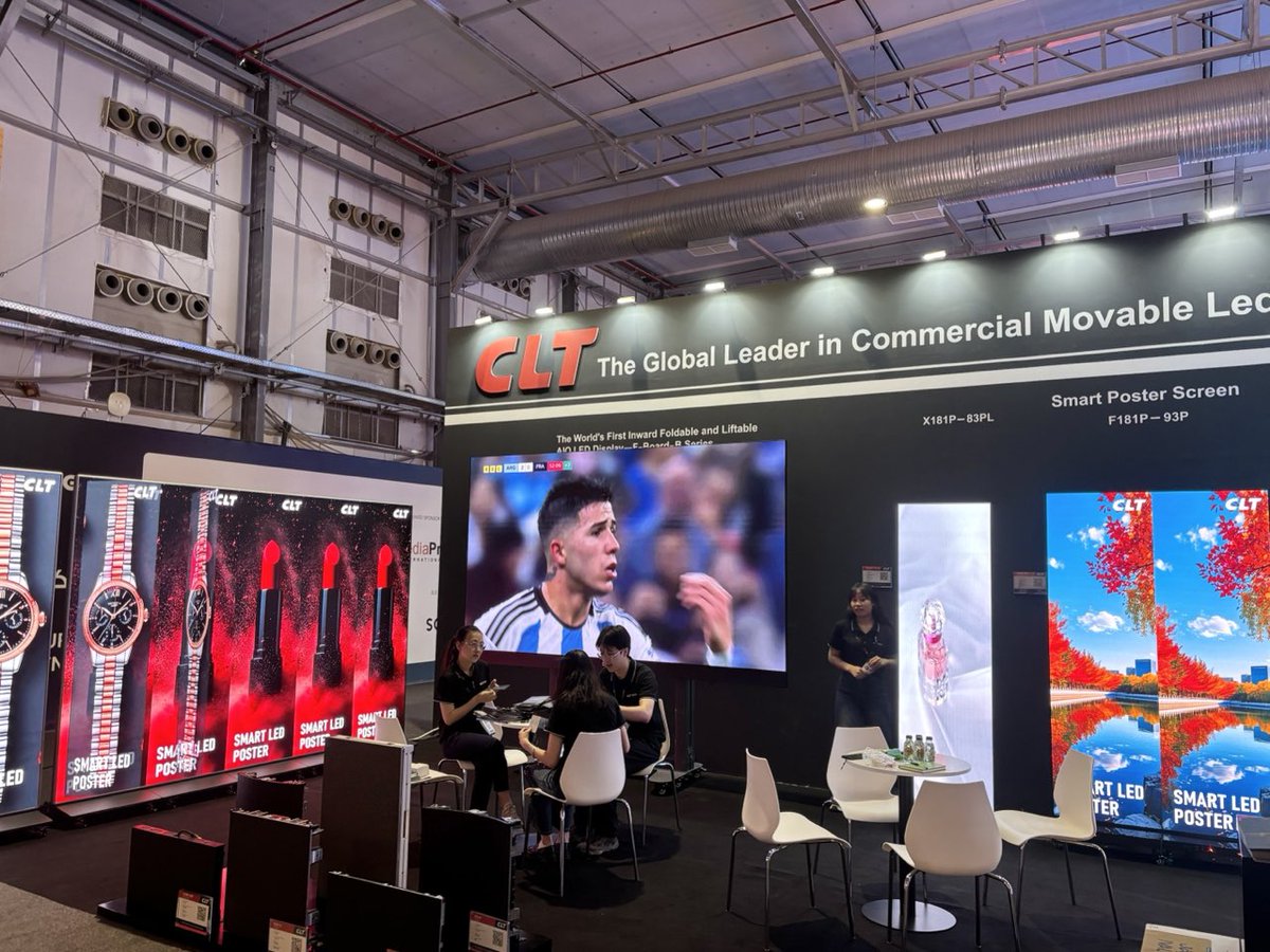 LedClt's tweet image. SLS EXPO 2025 begins! 🚀 CLT team ready to action. Get ready for an unforgettable experience!

Highlighted solutions are in perfect showcase right now. Meet our team on site to discuss your potential project opportunities

See you at booth 1D81! Seize the chance!

#CLT #CLTLED