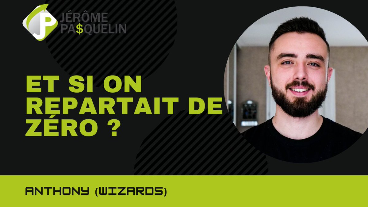 🔥  Nouvel invité dans la série "et si on repartait de ZERO" : Anthony des Wizards <a href="/antho_soum/">Anthony</a> 

👉 Et si demain Anthony repartait de 0, qu'est ce qu'il ferait?

📷 youtu.be/6GSzw_ZEa54

#SEO #esord0