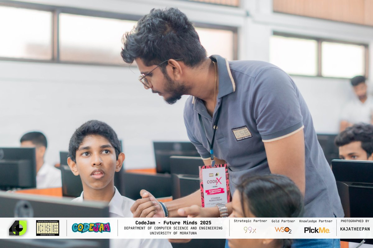 cse_uom's tweet photo. 📸 Future Minds 2025 From bright ideas to bold energy, relive the vibe of the competition with our top highlights! 👉 Swipe through the best moments! #CSE #UoM #CSE40 #FutureMinds #CodeJamByCSE https://t.co/n6zpzTdm1x