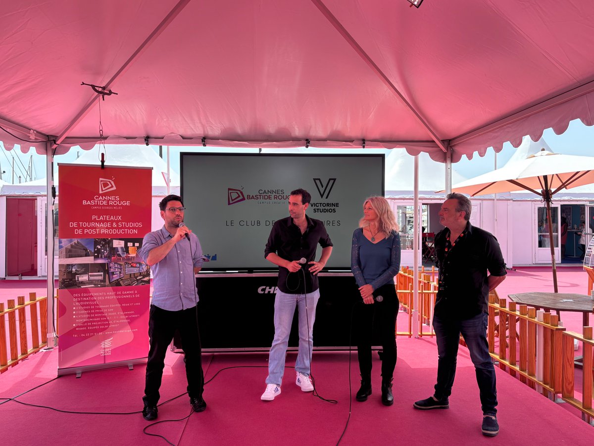 Cannes Bastide Rouge (@cbastiderouge) on Twitter photo <a href="/CBastideRouge/">Cannes Bastide Rouge</a> a pu participer à un cocktail professionnel au Village International Pantiero du <a href="/Festival_Cannes/">Festival de Cannes</a>
Merci à toutes les personnes présentes : Laure Cayla, (<a href="/CBastideRouge/">Cannes Bastide Rouge</a>), David Danesi, (Studios de la Victorine) et Angelo Cosimano (CST).
youtube.com/watch?v=vUvMkn… <a href="/CBastideRouge/">Cannes Bastide Rouge</a> a pu participer à un cocktail professionnel au Village International Pantiero du <a href="/Festival_Cannes/">Festival de Cannes</a>
Merci à toutes les personnes présentes : Laure Cayla, (<a href="/CBastideRouge/">Cannes Bastide Rouge</a>), David Danesi, (Studios de la Victorine) et Angelo Cosimano (CST).
youtube.com/watch?v=vUvMkn…