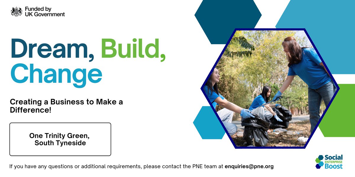 Dream, Build, Change: Creating a Business to Make a Difference

Discover if social enterprise is your calling and explore how to turn a passion for change into a viable social business!

Tickets now available for this PNE Workshop on 29 May: eventbrite.co.uk/e/dream-build-…