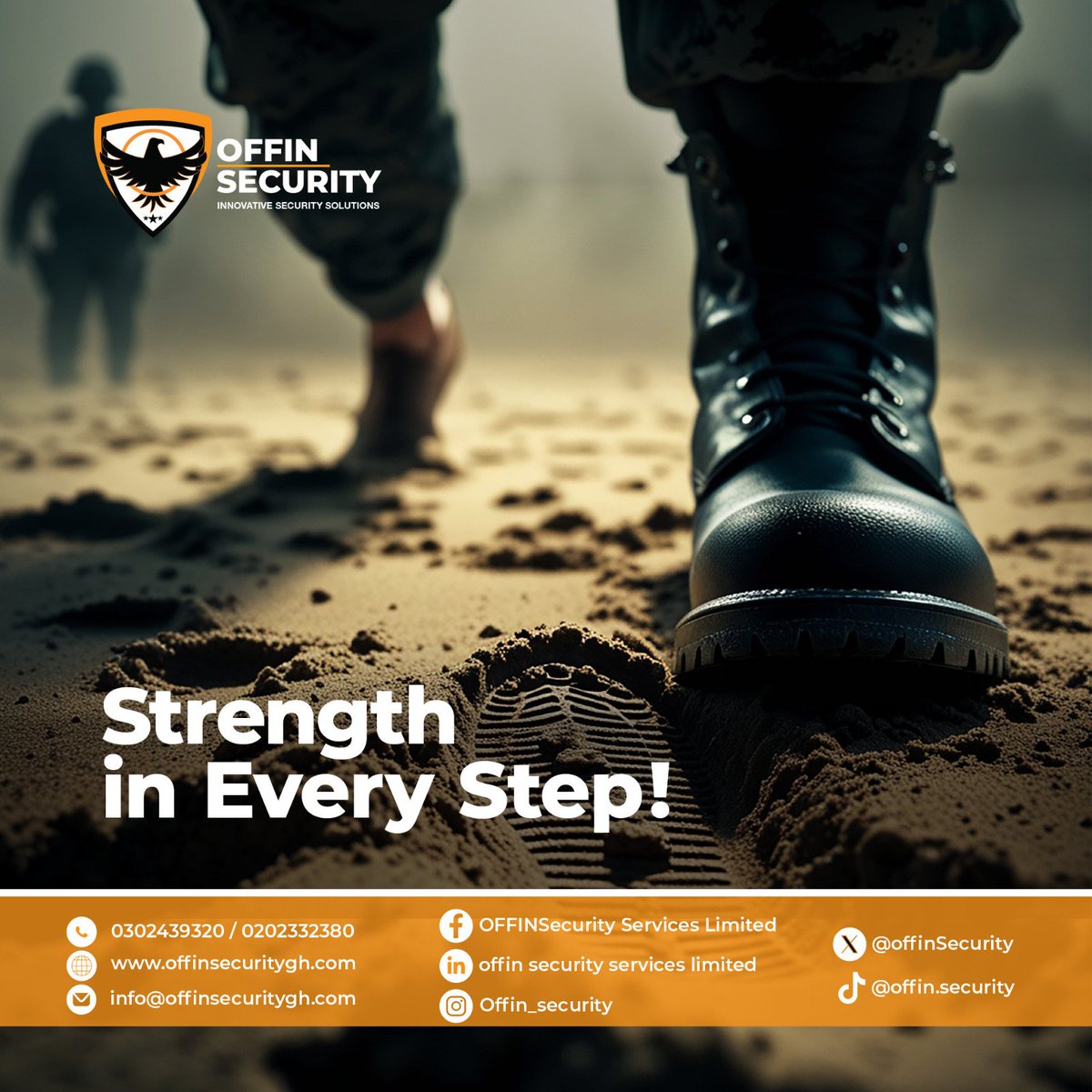 OffinSecurity's tweet image. Strength in Every Step !

We step in so threats step out. Offin Security, securing every move.

#StrengthInEveryStep
#SecuringEveryMove
#OffinSecurity

Take the next step, secure it with Offin Security today.