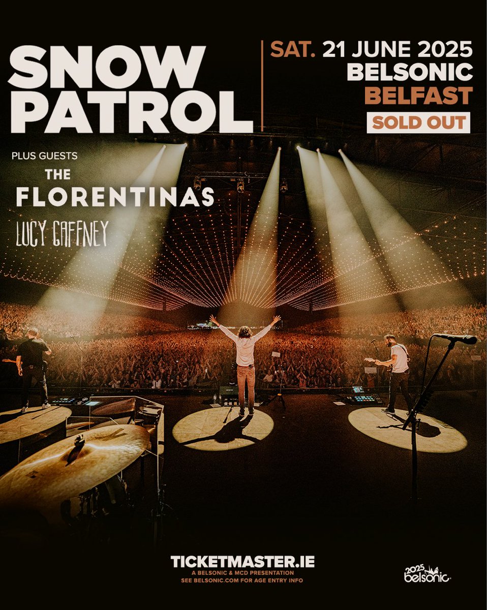 Belsonic (@belsonicbelfast) on Twitter photo SNOW PATROL UPDATE ✨ Bangor Indie Rock band <a href="/TheFlorentinas/">The Florentinas</a> & Belfast singer-songwriter <a href="/Lucy__Gaffney/">Lucy Gaffney</a> will join <a href="/snowpatrol/">Snow Patrol</a> at their sold out Belsonic show next month. SNOW PATROL UPDATE ✨ Bangor Indie Rock band <a href="/TheFlorentinas/">The Florentinas</a> & Belfast singer-songwriter <a href="/Lucy__Gaffney/">Lucy Gaffney</a> will join <a href="/snowpatrol/">Snow Patrol</a> at their sold out Belsonic show next month.