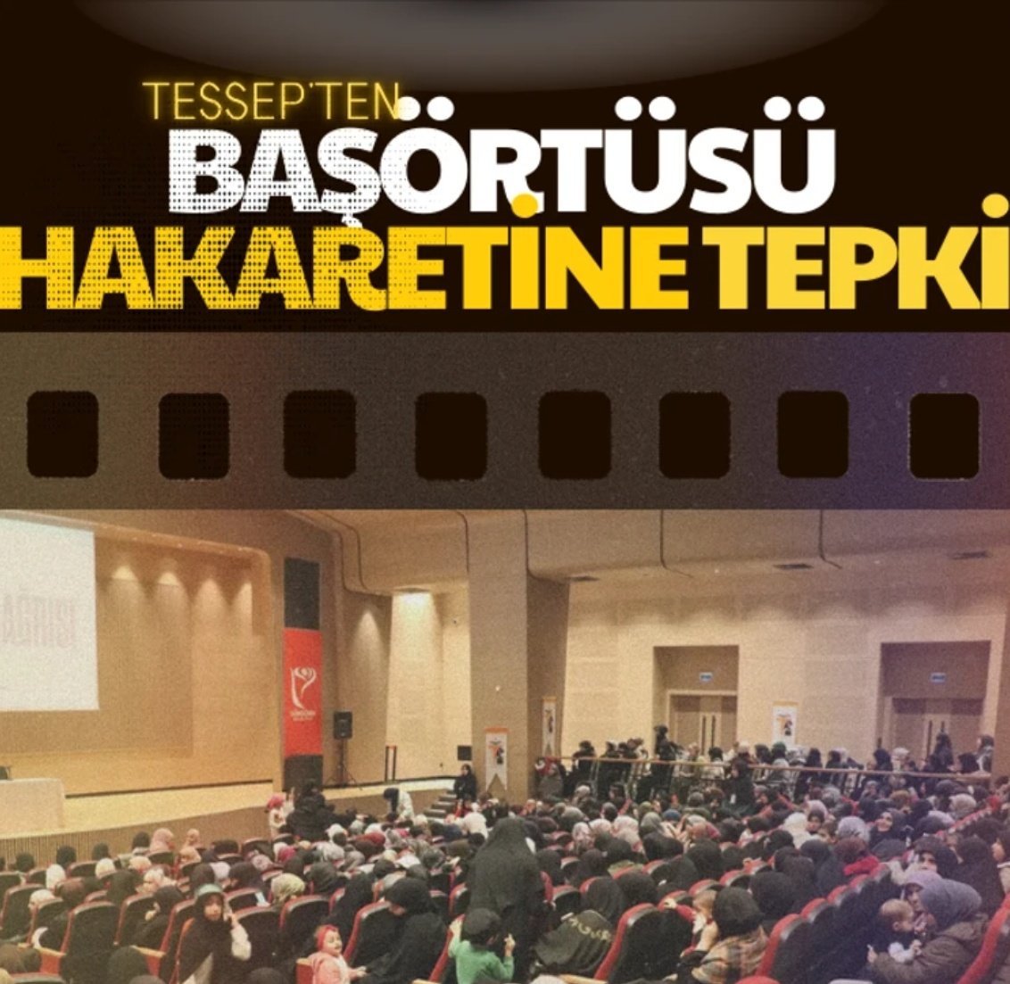 📢 ❗ Hatay'da yaşanan başörtüsü hakaretine tepki gösteren TESSEP, "28 Şubat döneminin baskıcı, zorba, hak hukuk tanımayan zihniyeti fırsatını bulunca, her an hortlamaya hazırdır. Bu çirkin hadise için hukuki süreç başlatılmalı, gerekli ceza verilmeli." açıklamasında bulundu.