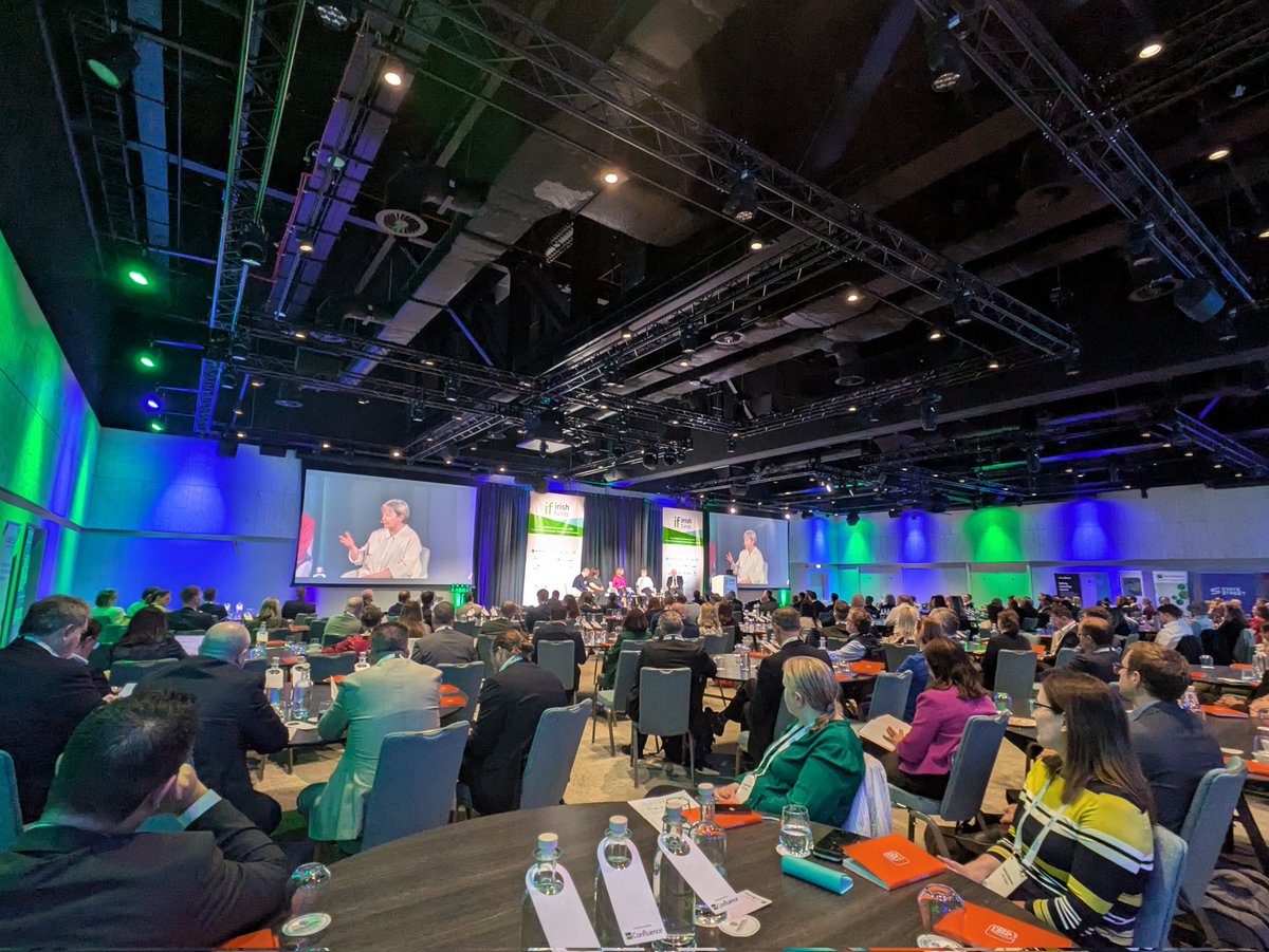 A full house for Irish Funds Conference day. <a href="/IrishFunds/">Irish Funds</a> - meeting the good and the great* of our industry.

*Self categorisation required.