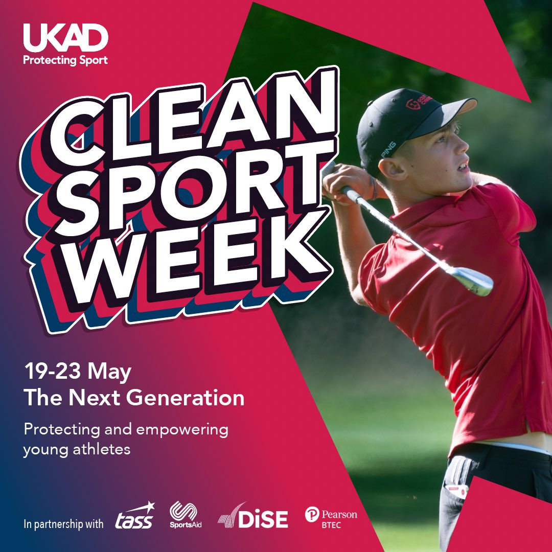 We are proud to support #CleanSportWeek, inspiring the next generation of athletes to compete clean.

A culture of clean sport is essential for the long-term health and wellbeing of athletes. 

For more information and resources visit: ukad.org.uk