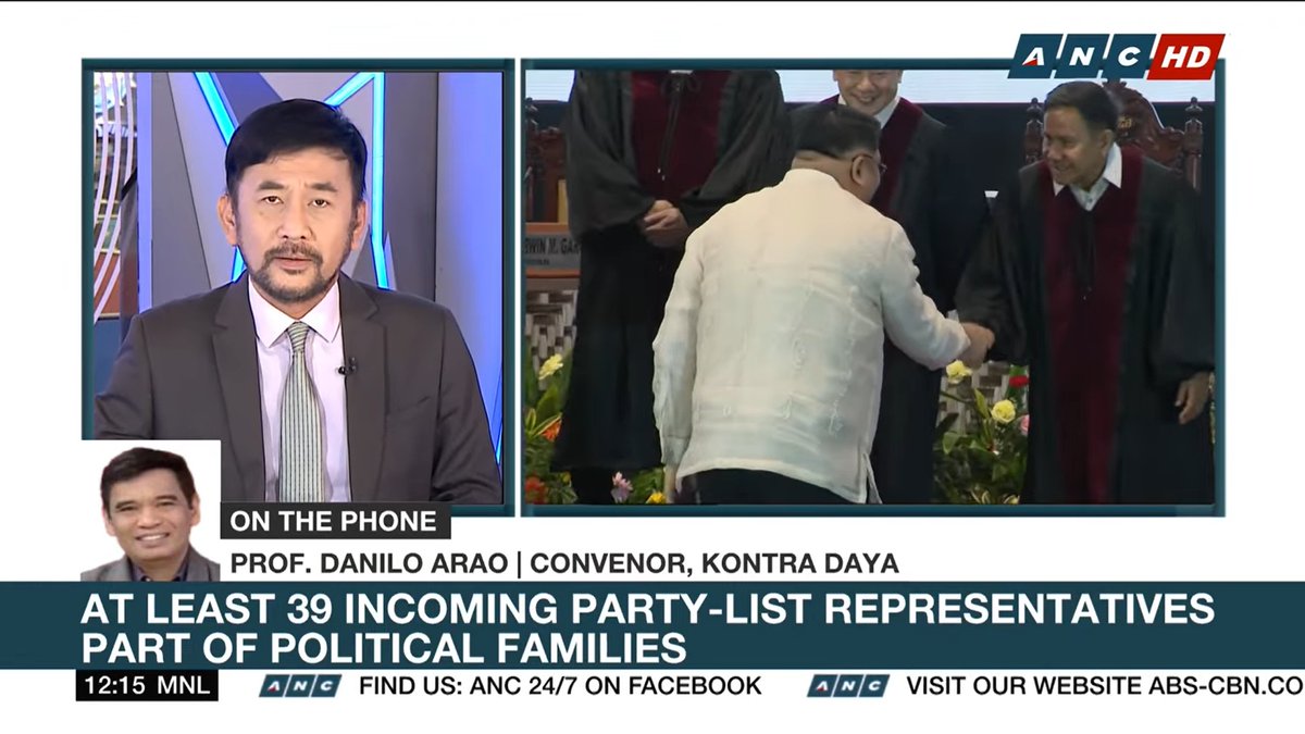 WATCH: As Kontra Daya convenor, I was interviewed live via phone patch on Dateline Philippines (ANC) this afternoon (May 21) to analyze the rich and powerful's hijacking of the party-list system. youtu.be/oWDRB5yIIhQ?si… (Sidebar: Kudos to Stanley P. for the "naughty" question.)