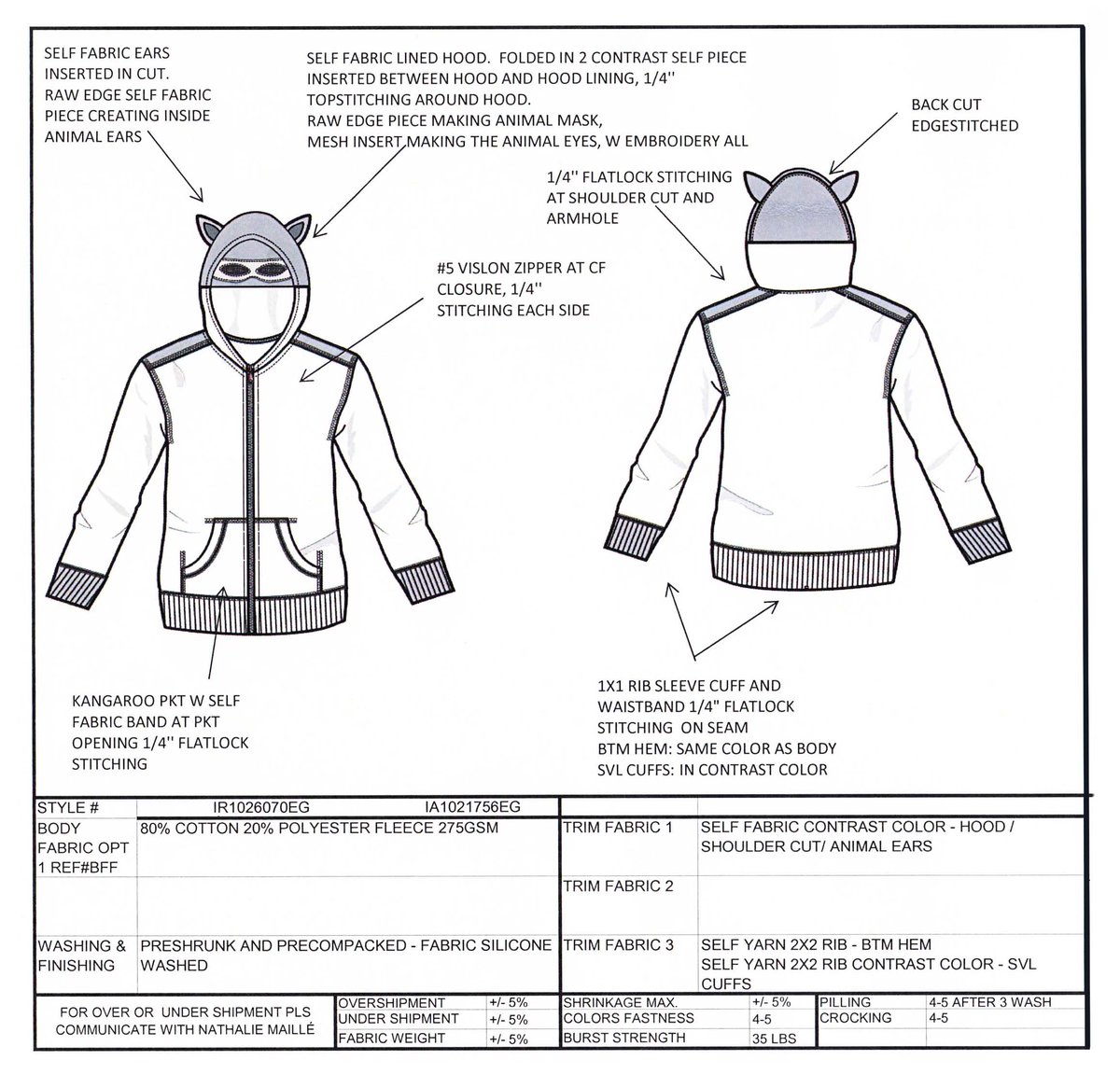 anwarbappy's tweet image. Just finished a baby hoodie tech pack with all the cozy details — soft fleece, animal ears, and embroidered eyes ready for production. If you're building a babywear line, I'm here to turn your concept into factory-ready docs.  #TechPack #FashionDesign #Babywear #ApparelTech