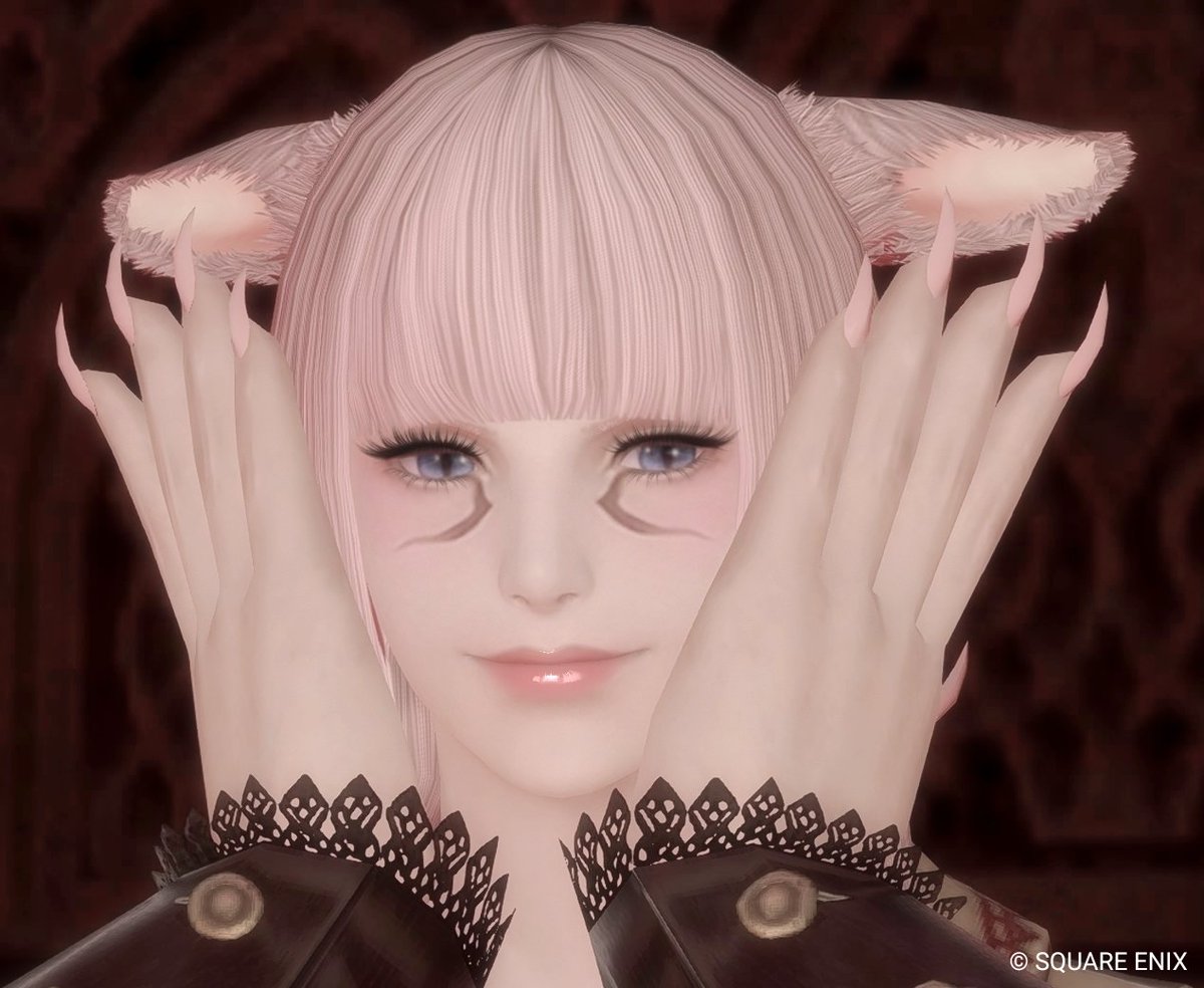 Leon_ff14ss's tweet photo. 新しいエモート、耳が下がったり⤵️上がったり⤴️するわね❣️か〜わいッ😻 https://t.co/a4NaIpAiNA