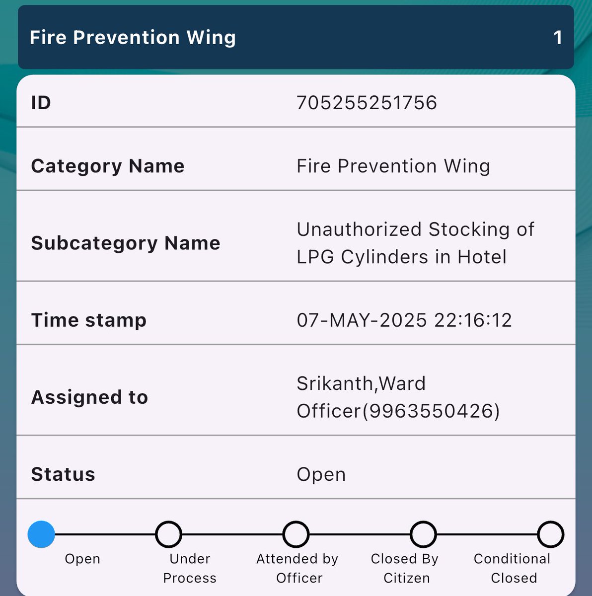 wickedzia's tweet photo. @GHMCOnline I’m following up on my complaint regarding unauthorized LPG cylinder stocking by a restaurant in my locality. This poses a serious fire hazard.

The tragic fire accident at Gulzar House, Charminar must be a wake-up call. Please take urgent action @CommissionrGHMC https://t.co/040ee2k24J