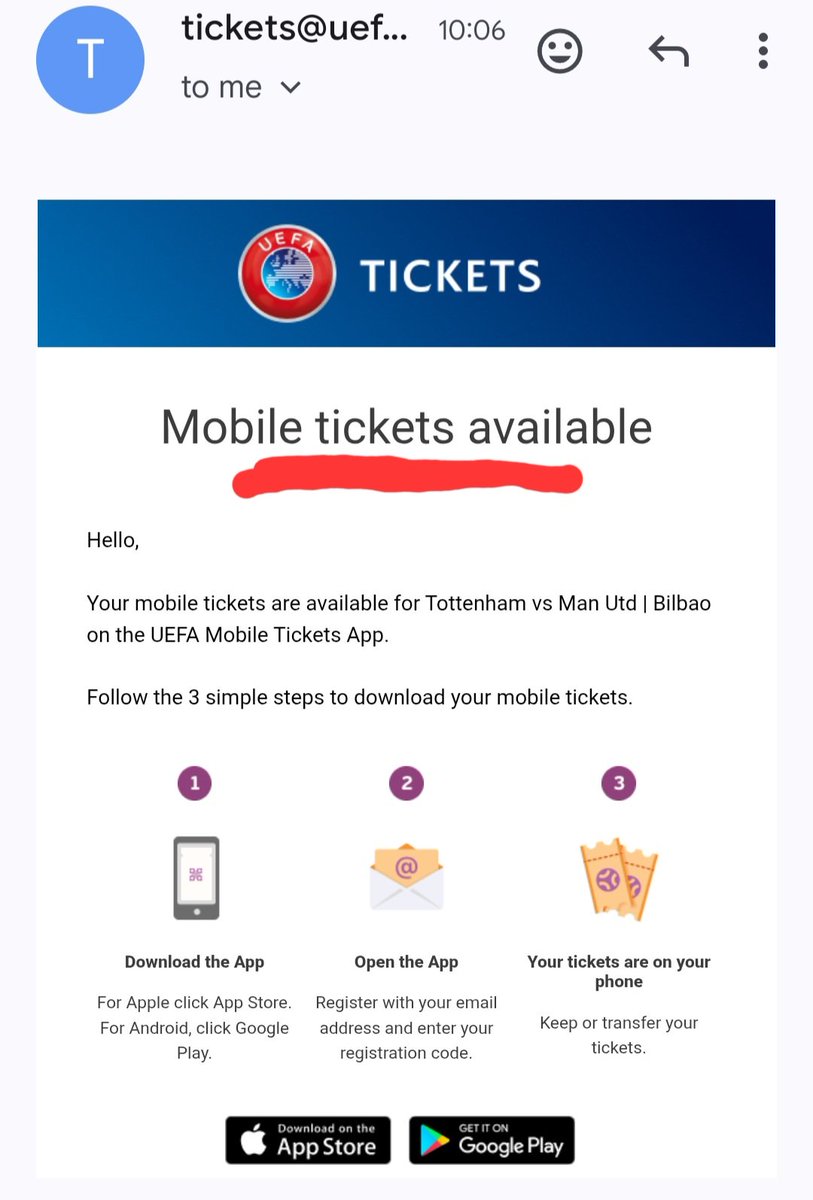 goticketmania's tweet photo. Last few Europa League Final tickets remaining!
Tottenham v Manchester United UEL final tickets.

Prime Seats only!
Block 114.
Price: 850€/ticket

UEFA Tickets App transfer.
Neutral end.

DM for more info. https://t.co/YXNxt7w51O