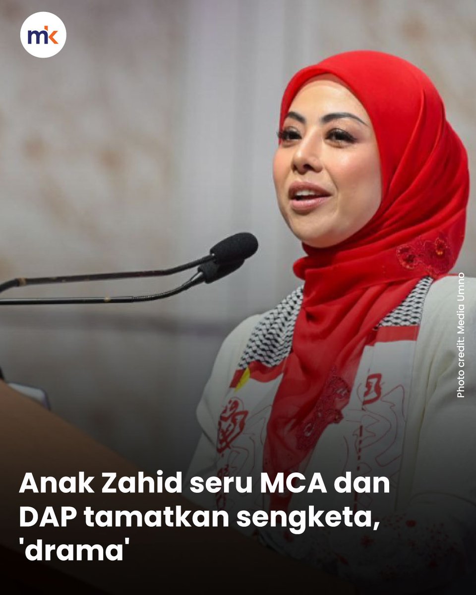 Seorang pemimpin Wanita Umno menyeru MCA dan DAP supaya menghentikan drama politik dengan memberi tumpuan kepada agenda besar membabitkan ekonomi, pendidikan serta perpaduan kaum.

Exco Wanita Umno Nurulhidayah Ahmad Zahid berkata selaku parti yang berada dalam kerajaan