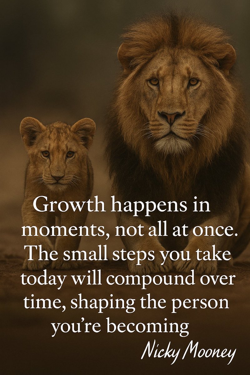 “From Cub to King: Every Step Matters”
#GrowthMindset #SmallStepsBigChange #LeadershipJourney