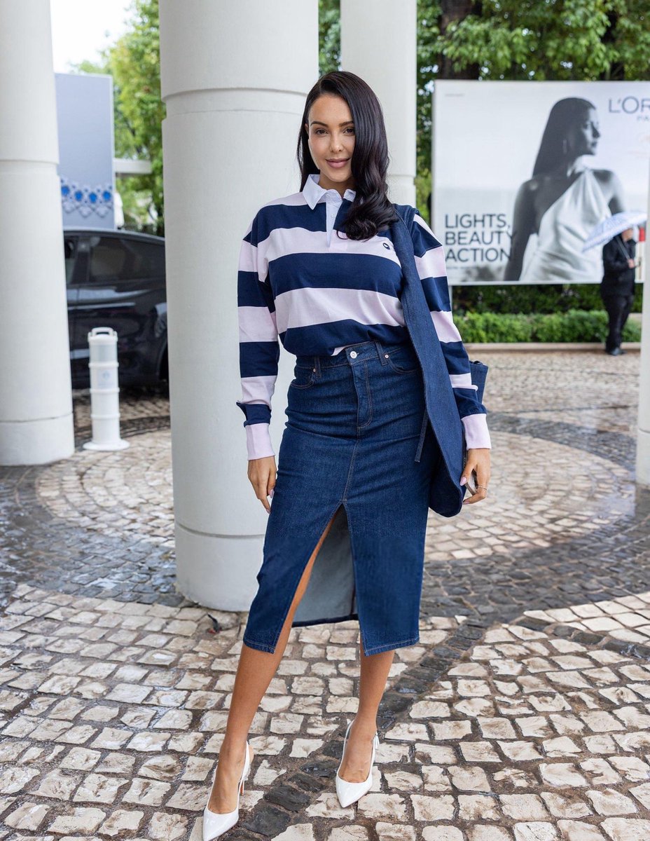 Nabilla à l’Hôtel Martinez à Cannes hier #Cannes2025