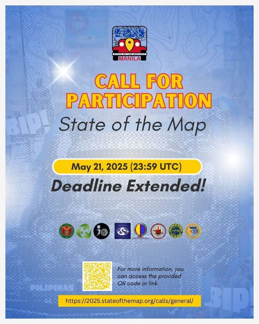 sotm's tweet photo. CALL FOR PROPOSALS_DRAFT_FINAL_FINAL1_05212025 

This is your last call! There will be no Deadline_extended1_extended2 😤 

Looking forward to your draft_proposal_final submissions‼👇💍 

https://t.co/LmYlxN4pWe

#SotM2025 #sotm #openstreetmap #stateofthemap #stateofthemap2025 https://t.co/mGBEydAtwl