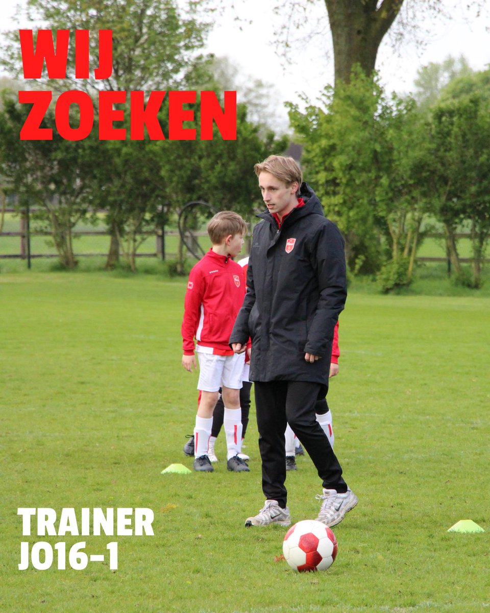 Voor het komende seizoen zoeken we een enthousiaste en gedreven trainer/coach voor onze toppers van de JO16-1. 

De hele vacature vind je op de site. Ben je al overtuigd dat jij de juiste persoon bent? Aarzel dan niet en stuur je motivatie naar tc@vvoene.nl