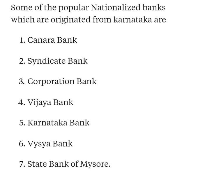 ITSJAMES_007's tweet photo. This is to those who are saying build your own Karnataka Banks if you don't want Hindi.

These are the Banks which was originated from Karnataka.

Don't teach your father how to Fish

#stophindiimposition #kannada https://t.co/vou2FkaF2a