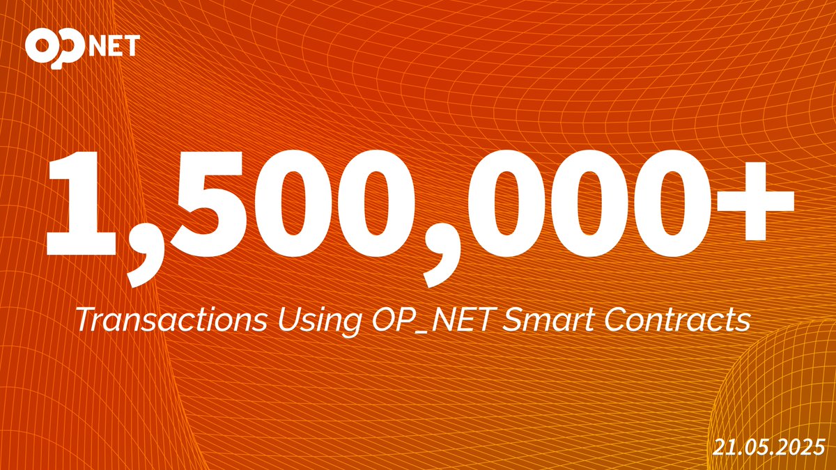 1.5M+ Bitcoin Testnet Transactions🚀

We're pushing the boundaries of what’s possible.

Thank you to our amazing community testing, building, and believing in us 🧡

Bitcoin DeFi is just getting started🍊💊