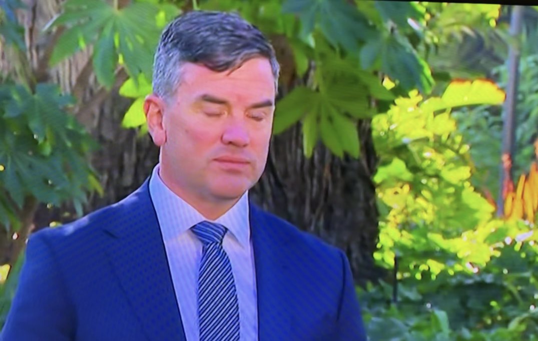 Commoncents21's tweet image. Brad, quietly smirking and blinking eyes at a rapid rate re Bev’s box of shite. Shame on you. Voters despise stunts. 👎 Remember Michael O’Brien, Matthew Guy, et al from your Party who engaged in stupid evil stunts during the pandemic and thereafter? It got them nowhere. Big Fail