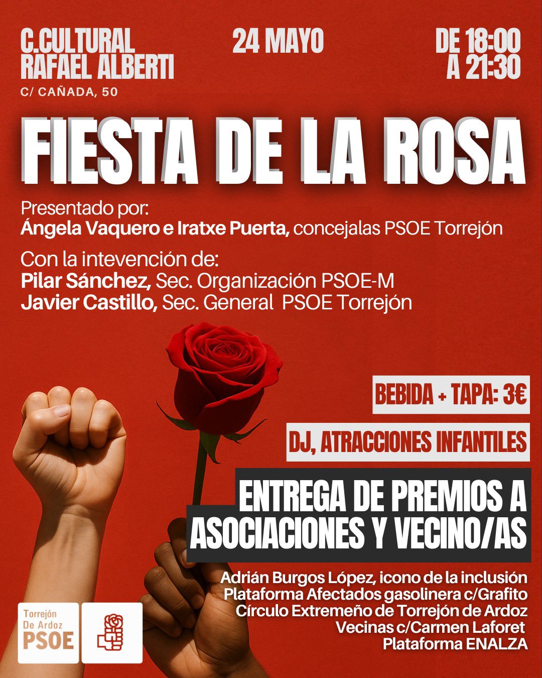 Foto cedida por PSOE Torrejón Foto cedida por PSOE Torrejón