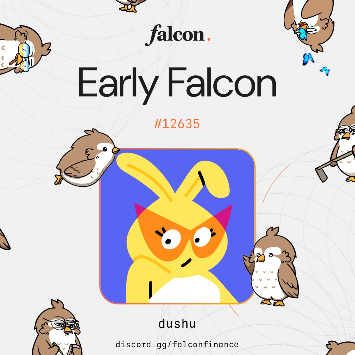 I fly early.

I yield better.

I’m an Early Falcon.

Making Yield Great Again (MYGA), with <a href="/falconfinance/"></a> 🦅⛽️