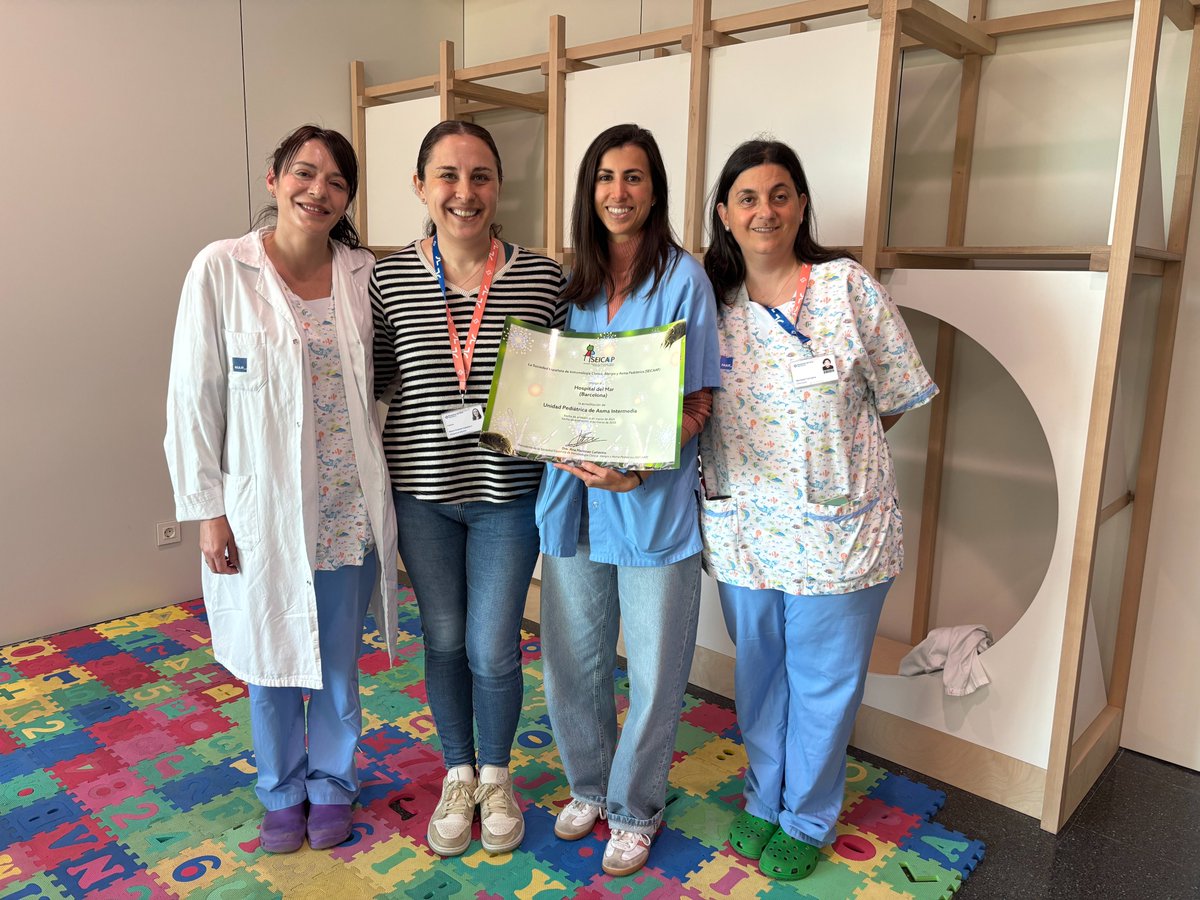 Hospital del Mar (@hospitaldelmar) on Twitter photo La <a href="/SEICAP/">SEICAP</a> acredita l'<a href="/hospitaldelmar/">Hospital del Mar</a>
La Unitat de #Pneumologia i #Al·lèrgia Pediàtrica, acreditada com a Unitat Intermèdia en #Asma Greu Pediàtric
#Pediatria #Pneumologia <a href="/acr_caballero/">Araceli Caballero</a> <a href="/MeritxellTarru3/">Meritxell Tarruella</a>
hospitaldelmar.cat/ca/noticies/vi… La <a href="/SEICAP/">SEICAP</a> acredita l'<a href="/hospitaldelmar/">Hospital del Mar</a>
La Unitat de #Pneumologia i #Al·lèrgia Pediàtrica, acreditada com a Unitat Intermèdia en #Asma Greu Pediàtric
#Pediatria #Pneumologia <a href="/acr_caballero/">Araceli Caballero</a> <a href="/MeritxellTarru3/">Meritxell Tarruella</a>
hospitaldelmar.cat/ca/noticies/vi…