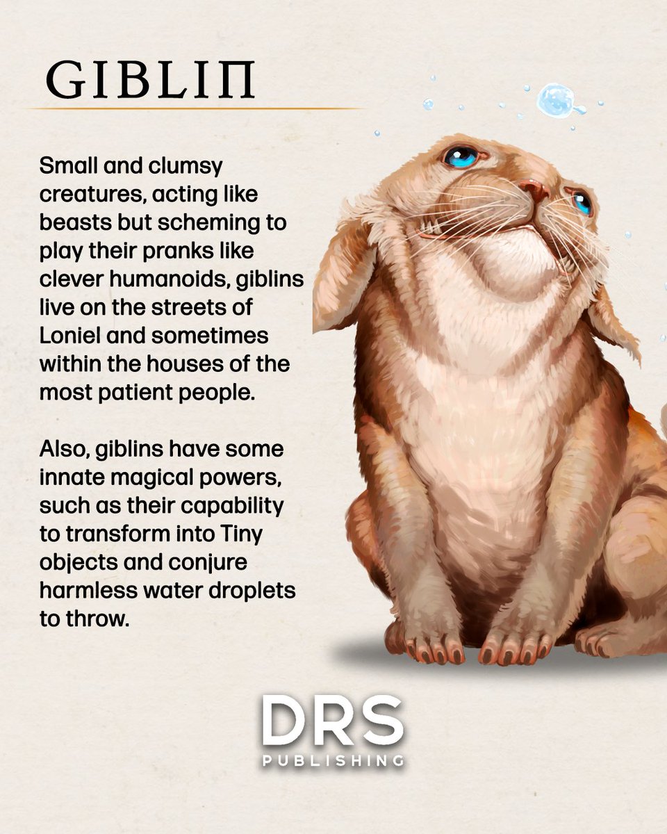 DRS_Publishing's tweet photo. Would you keep a Giblin as a pet? Do they even take walks?
#5e #DnD #dungeonsanddragons #ttrpg #Loniel #corpuscollection https://t.co/4rq1cQglRk