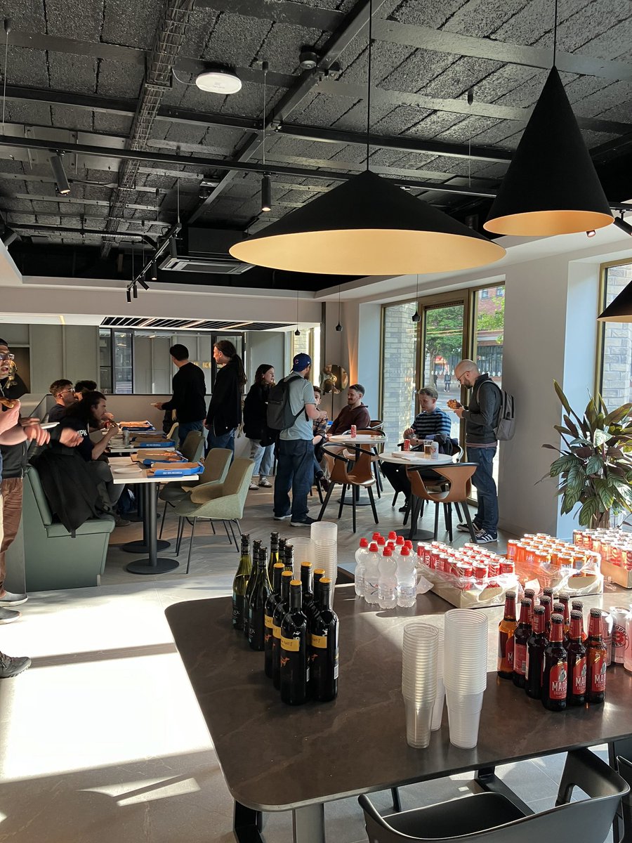 It was great to sponsor the Belfast DevOps meetup last night! 

Good to see so many new and familiar faces and get chatting over some 🍻 and🍕 !

Thank you to Dan McKinney and Eve Brennan for helping organise and your insightful talks!

Looking forward to the next one! 🤓 #devops