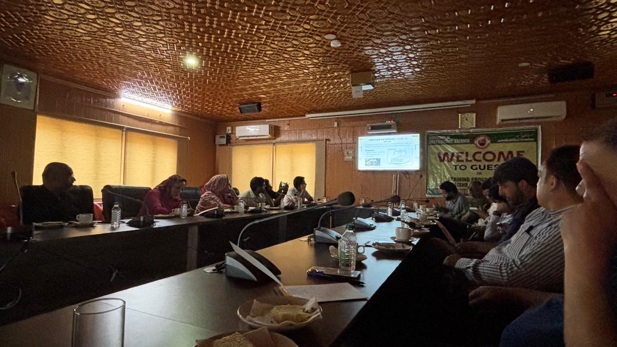 NCCDIndia's tweet photo. NCCD is pleased to share that a training program on the revised guidelines is currently underway, organized at the Directorate of Horticulture Kashmir.

Training is aimed at equipping stakeholders with updated insights and best practices for implementing cold-chain solutions. https://t.co/TBs15Nu6wb