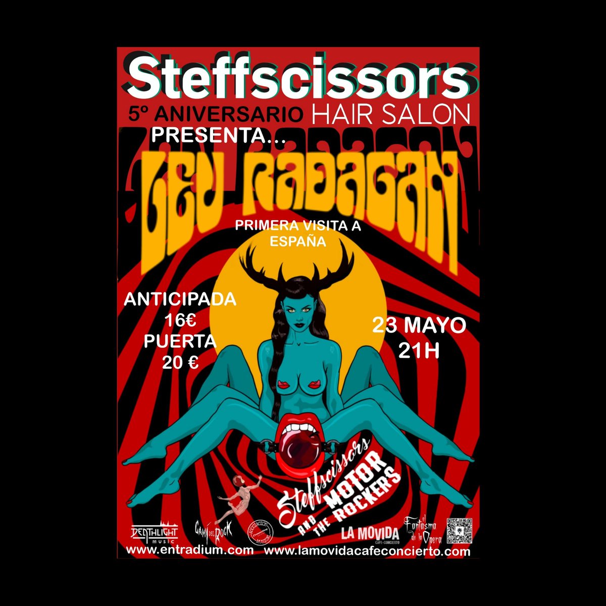 Holiiii. Cariñoso remember de que este viernes nos visitan LEV RADAGAN en La Movida Cafe Concierto (Palma) junto a Steffscissors &amp; The motor rockers. Es un planazo. ¿Nos vemos allí o qué?

lapozadelmeh.com/2025/04/agenda…