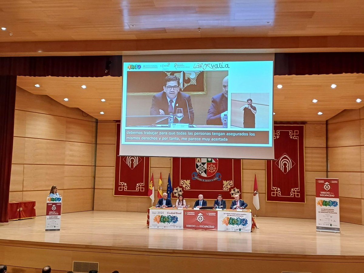 Autismo España (@autismo_espana) on Twitter photo Asistimos en Ciudad Real a la inauguración del #VCongresoDerechoDiscapacidad, organizado por <a href="/FundacionDerDis/">FDerechoDiscapacidad</a> <a href="/Cermi_Estatal/">CERMI Estatal</a> bajo el lema "La #saludmental como cuestión de derechos humanos" Asistimos en Ciudad Real a la inauguración del #VCongresoDerechoDiscapacidad, organizado por <a href="/FundacionDerDis/">FDerechoDiscapacidad</a> <a href="/Cermi_Estatal/">CERMI Estatal</a> bajo el lema "La #saludmental como cuestión de derechos humanos"