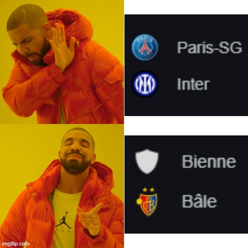 Heureusement ça tombe pas le même jour, on pourra célébrer la victoire de Yannou tout en regardant le FC Bienne se qualifier pour l'Europa League, gros week-end en perspective