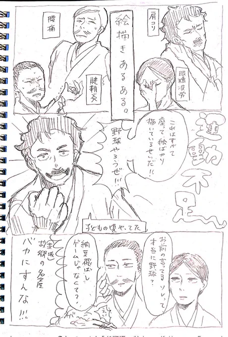 球技はできなさそうでも、球(たま)を描く技はめっちゃありそうな画家達。 