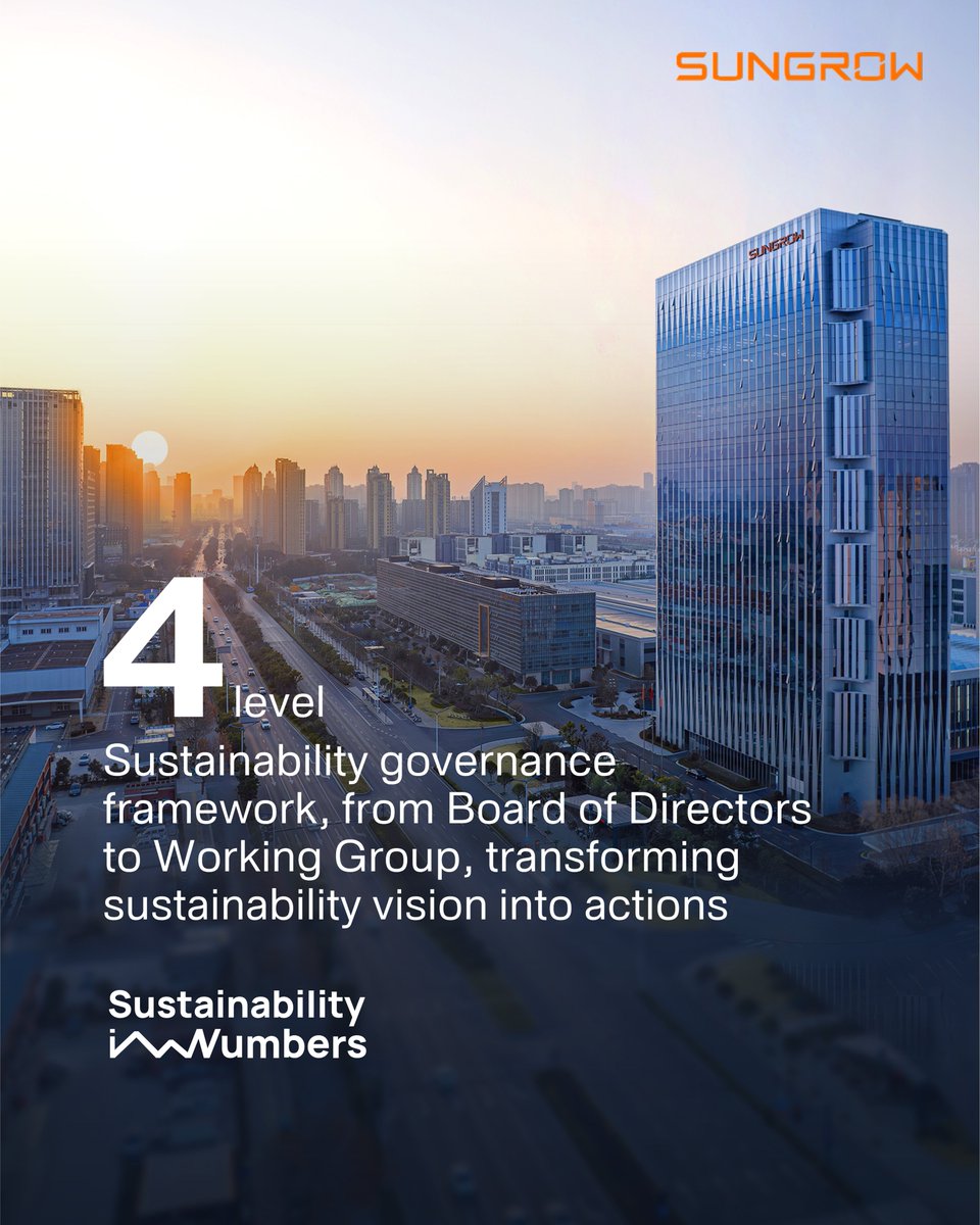 At Sungrow, we think in decades, not years.

📢 Excited to share a milestone at #Intersolar2025: We launched our 2024 Sustainability Report, the 10th edition! From decade to decades, sustainability is always on the way.🤝

#SustainabilityInNumbers #FromDecadeToDecades #Sungrow